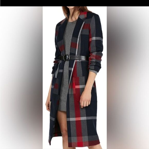 Express plaid coat - Picture 1 of 11